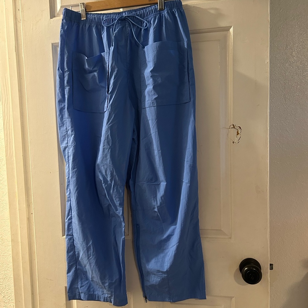 Free People Light Blue Drawstring Jogger Pants